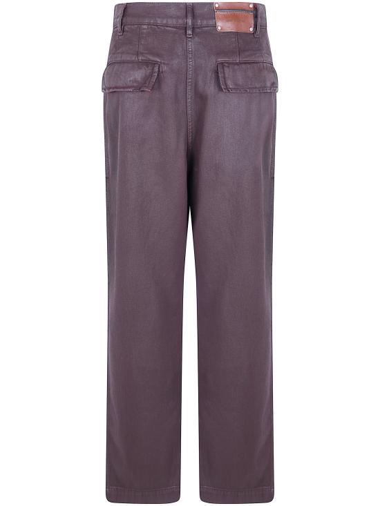26FW 드리스 반 노튼 데님 팬츠 262 130909 4405 358 BURGUNDY - DRIES VAN NOTEN