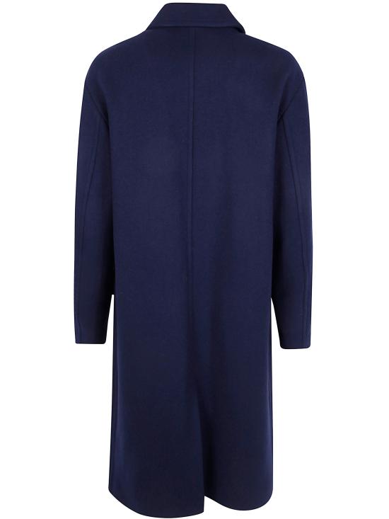 26FW 드리스 반 노튼 코트 262 020204 4216 509 NAVY - DRIES VAN NOTEN