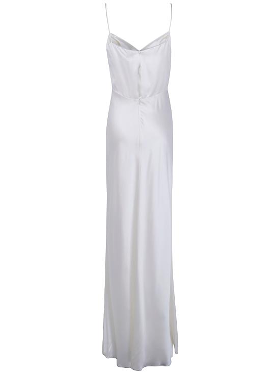 26FW 막스마라 미디 원피스 2621226024600 001 WHITE - MAX MARA