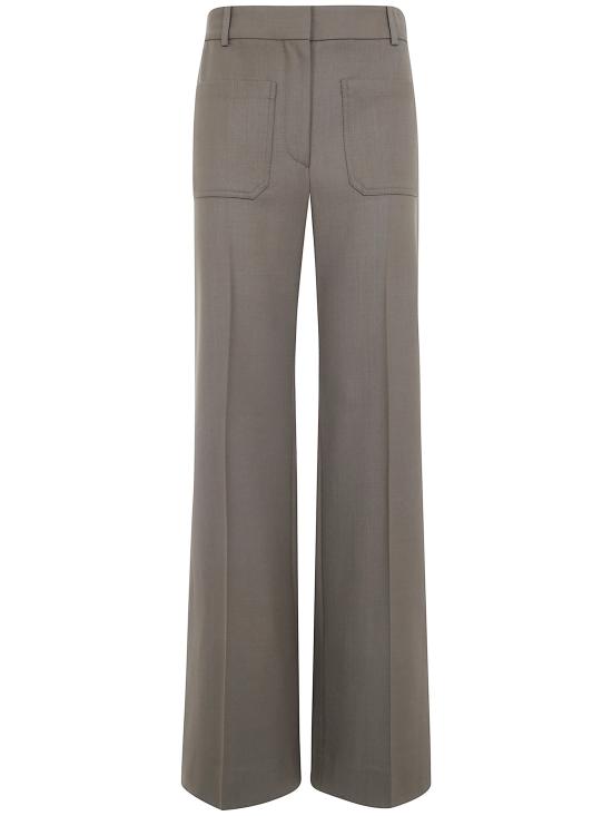 26FW 빅토리아 베컴 플레어 팬츠 1426WTR005115D 9990 MARSH GREEN
