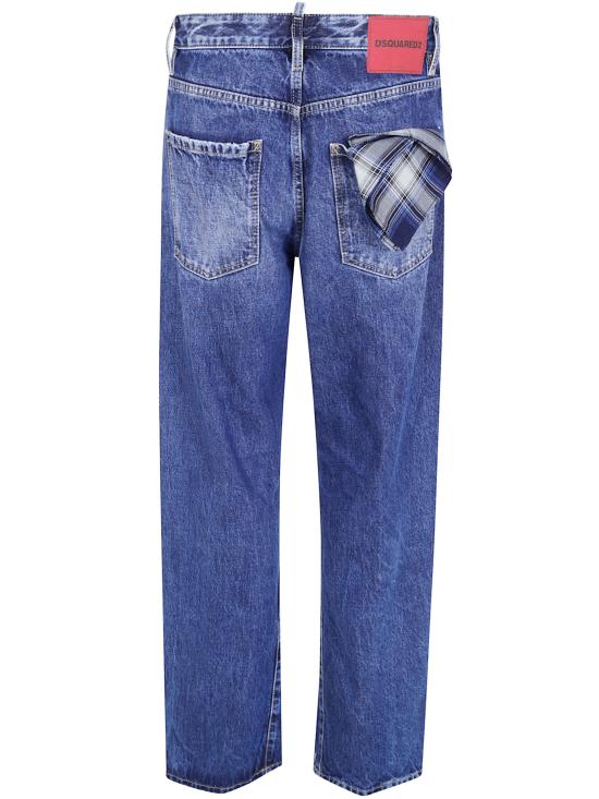 26FW 디스퀘어드2 데님 팬츠 S74LB1955 S30839 470 NAVY BLUE - DSQUARED2