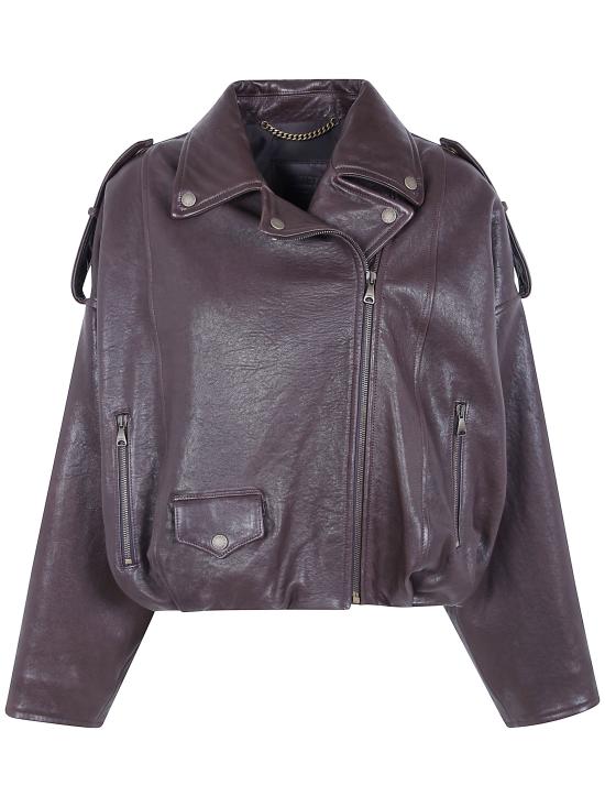 26FW EMMETI 가죽 자켓 ADRIAN NUOVAZELANDA BROWN GOLD