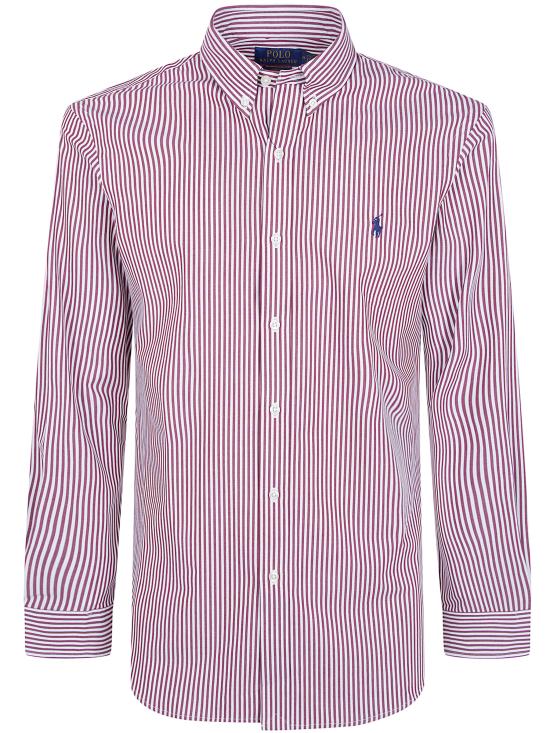 26FW 폴로 랄프로렌 긴팔 셔츠 710 929 344 509 WINE WHITE