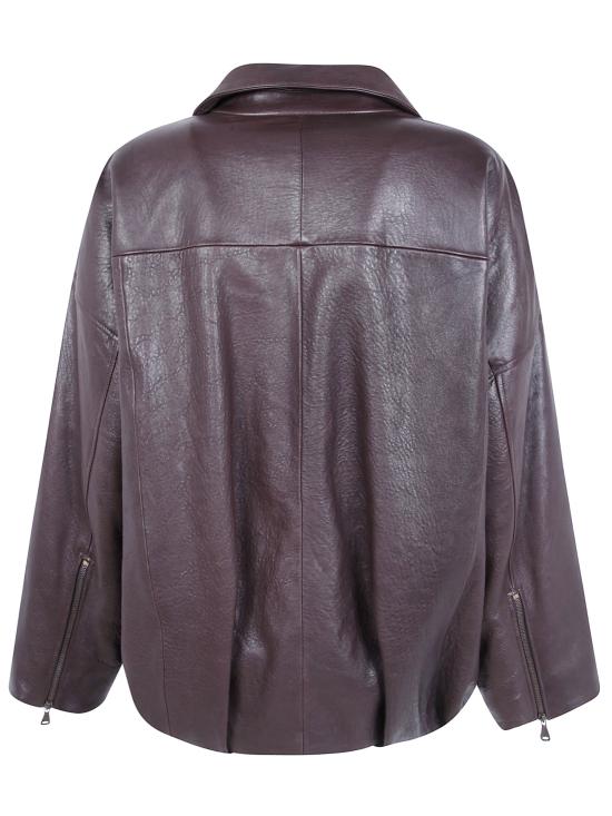 26FW EMMETI 가죽 자켓 CLAUDIA NUOVAZELANDA BROWN GOLD - OTHER BRANDS