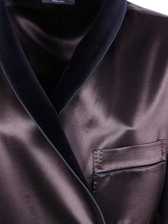 26FW 톰포드 미디 원피스 WSL006 FAX1868 ENB BROWN BLACK - TOMFORD