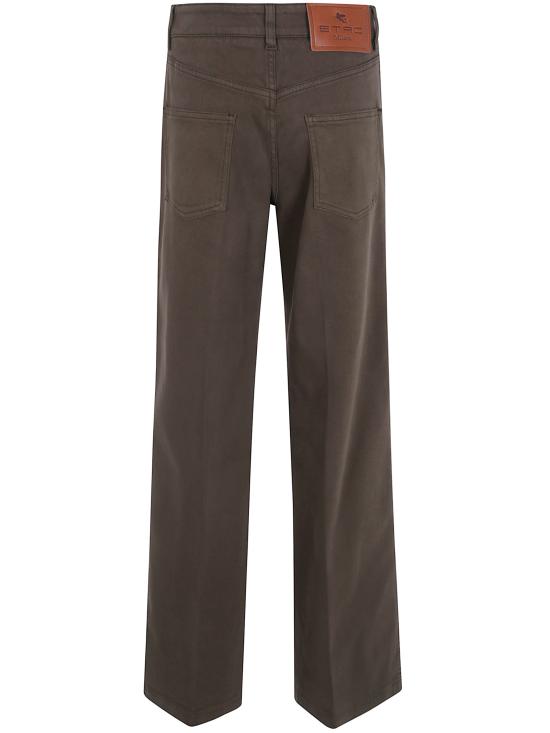 26FW 에트로 스트레이트 팬츠 WRNB0040AV689 N0634 DARK OLIVE - ETRO