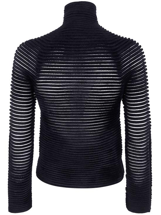 26FW 조르지오 아르마니 터틀넥 GW004179 AF29371 FC026 BLACK FUME - GIORGIO ARMANI