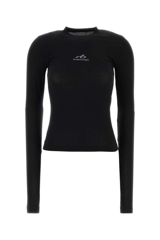 26FW 발렌시아가 스웨터 802115TVVD4 1000 Black