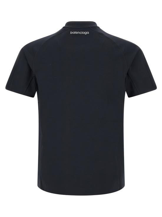 26FW 발렌시아가 테크웨어 쇼트 슬리브 티셔츠 A000NPTUVN78502 Blue - BALENCIAGA