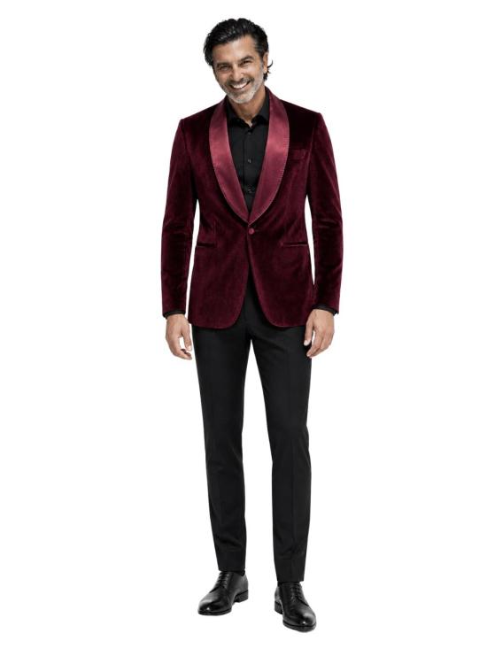 26FW 프랜지스 콜렉션 수트 자켓 23SECWATXG2BUI 62X BORDEAUX - FRANZESE COLLECTION