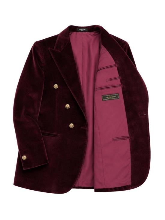 26FW 프랜지스 콜렉션 수트 자켓 27SWMWETXG2BUI 62X BORDEAUX - FRANZESE COLLECTION