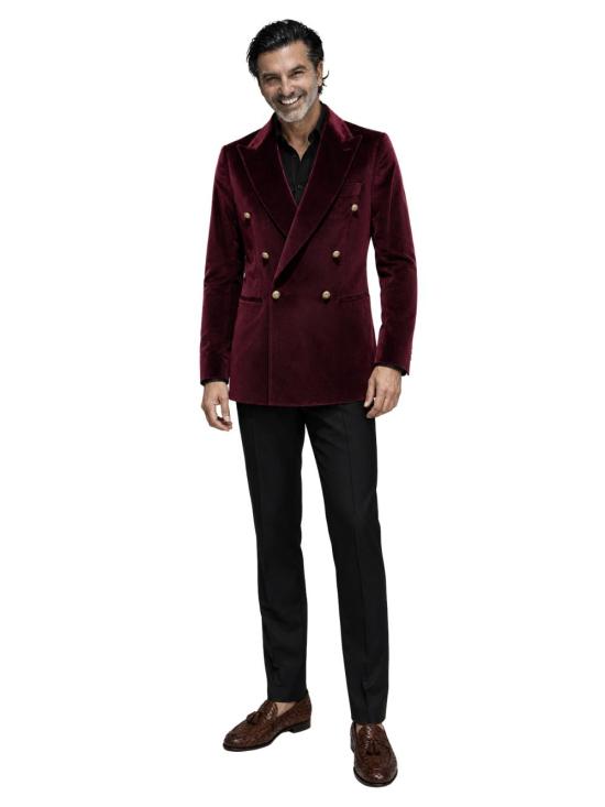 26FW 프랜지스 콜렉션 수트 자켓 27SWMWETXG2BUI 62X BORDEAUX - FRANZESE COLLECTION