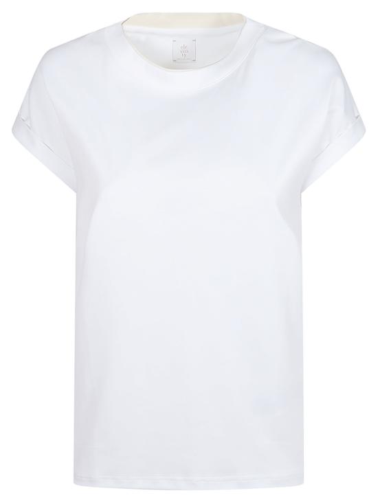 26SS 일레븐티 반팔 티셔츠 M80TSHM09 TES0M26801 00 BIANCO AVORIO