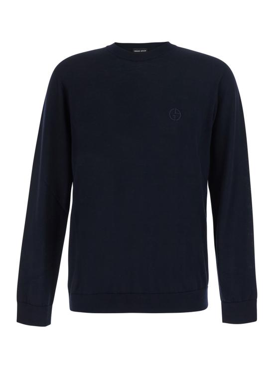 26FW 조르지오 아르마니 긴팔 티셔츠 GM004535AF28169U8139 Blu