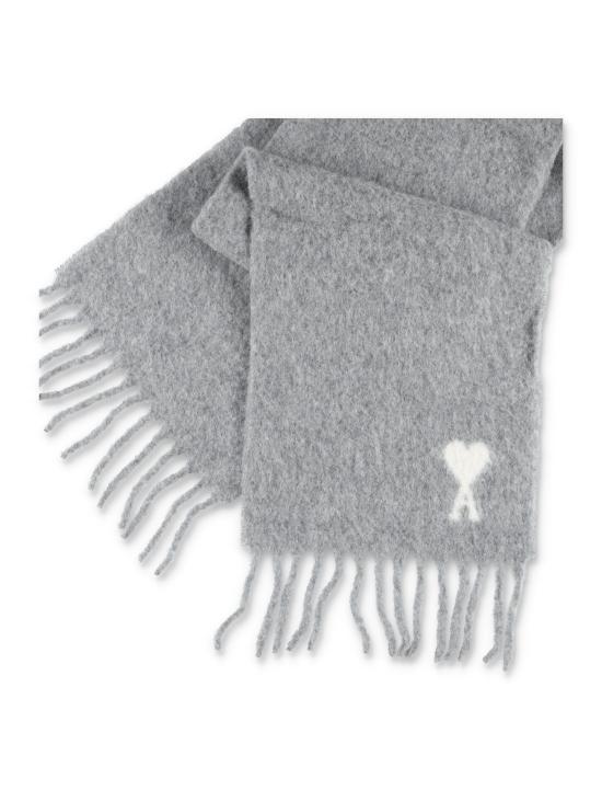 26FW 아미 알파카 아미 드 꾀흐 스카프 USF673AW0004 095 GRIGIO - AMI