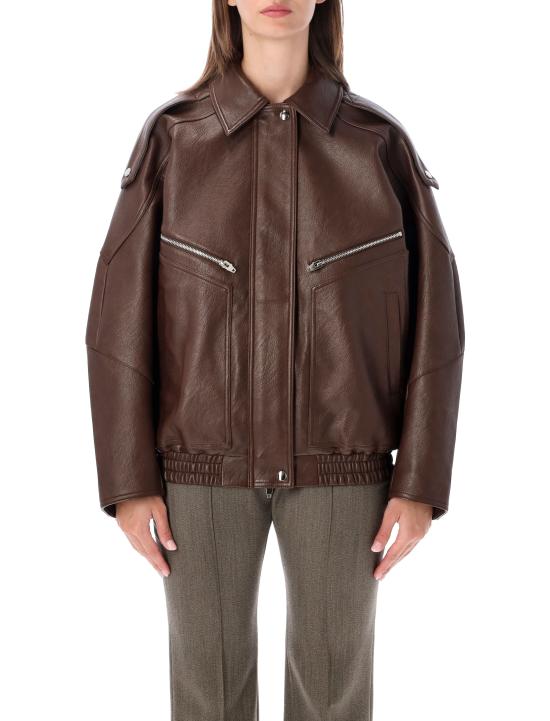 26FW 더프랭키샵 가죽 자켓 JAFS22714200 BROWN MARRONE