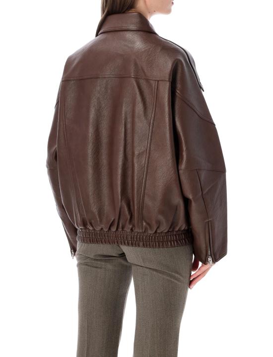 26FW 더프랭키샵 가죽 자켓 JAFS22714200 BROWN MARRONE - THE FRANKIE SHOP