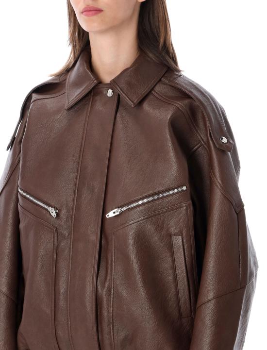 26FW 더프랭키샵 가죽 자켓 JAFS22714200 BROWN MARRONE - THE FRANKIE SHOP