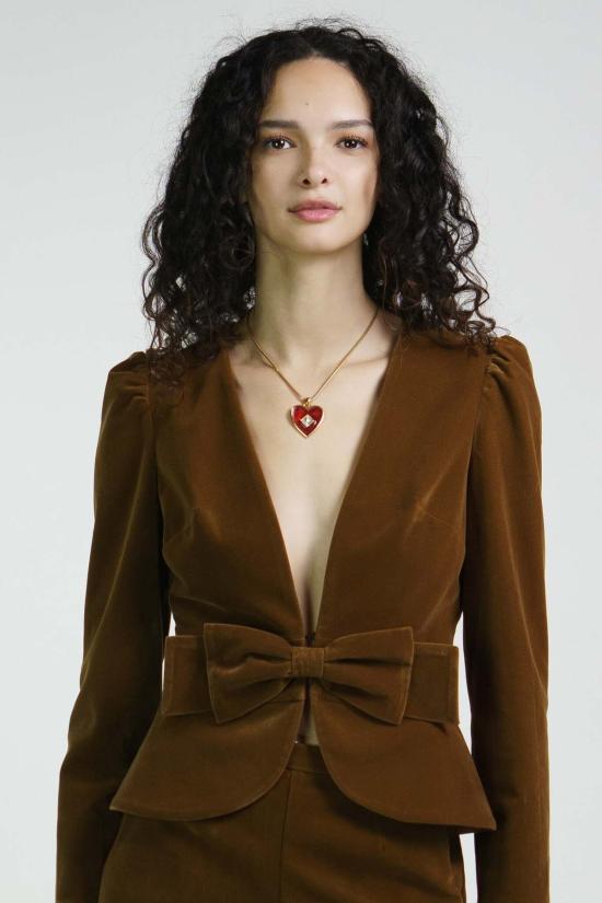  크리스티닛 자켓 Kristinit Antonina 벨벳 재킷