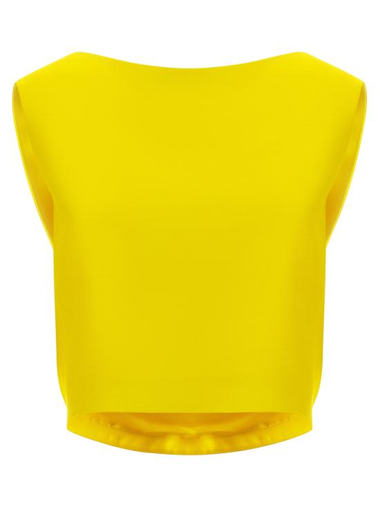 26FW 발렌시아가 탑 872137TUT227200 Yellow