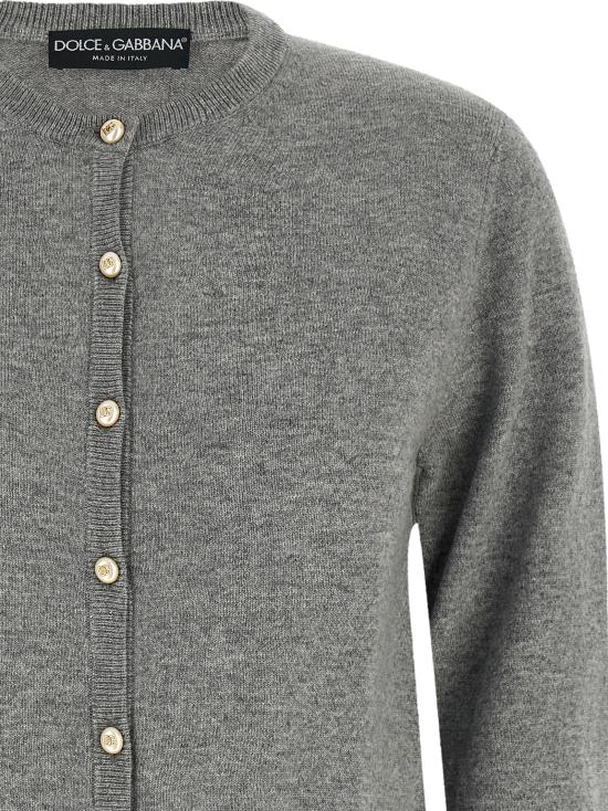 26FW 돌체앤가바나 가디건 FXV07TJBW2CN0040 Gray - DOLCE & GABBANA
