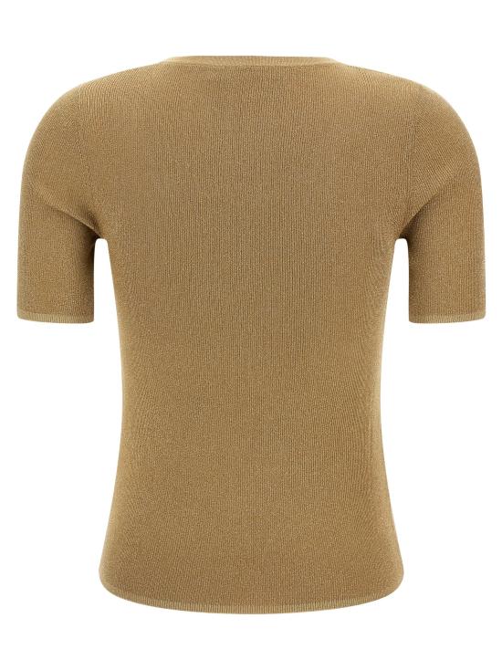 26FW 막스마라 스튜디오 탑 2626366131600003 Gold - MAX MARA STUDIO