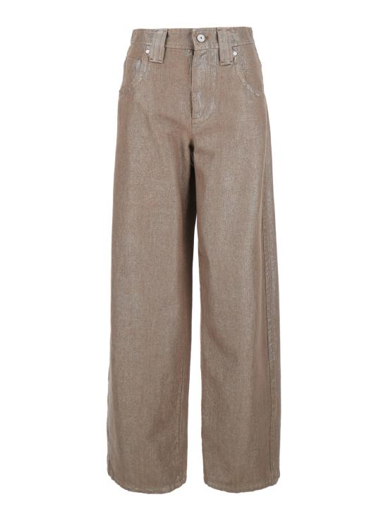 26FW 브루넬로 쿠치넬리 스트레이트 팬츠 MP109P4091C1340 Beige