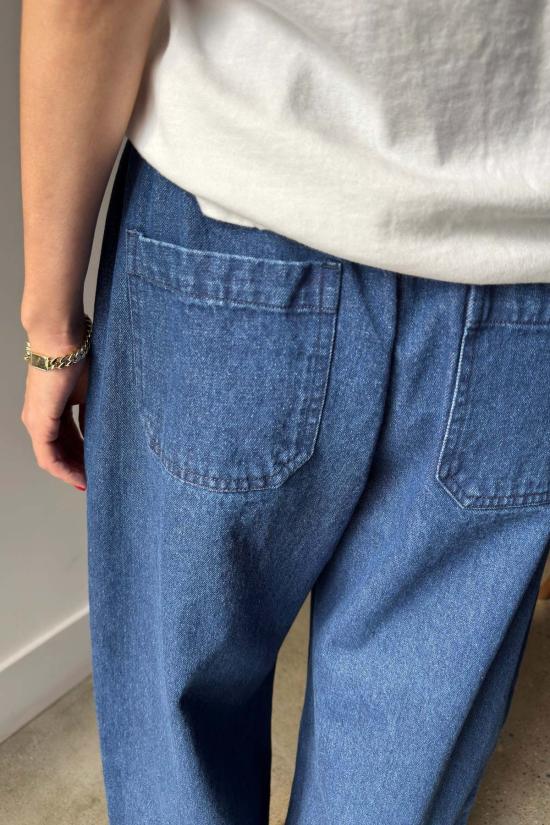  르 본 숍 데님 팬츠 Le Bon Shoppe Gardener's Pant 블루 데님 - LE BON SHOPPE