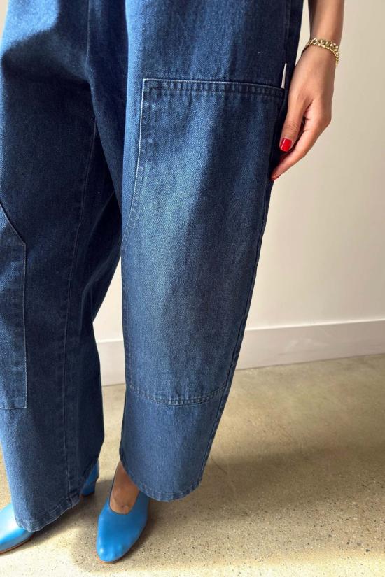  르 본 숍 데님 팬츠 Le Bon Shoppe Gardener's Pant 블루 데님 - LE BON SHOPPE
