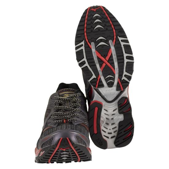 26FW 미즈노 스니커즈 D1GA2651 BLACK RED - MIZUNO