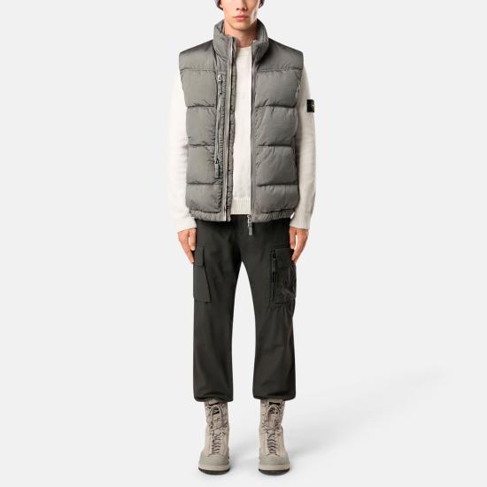 스톤 아일랜드 패딩 조끼 K2S15 G100006 S0019 V006B CEMENT DOM - STONE ISLAND