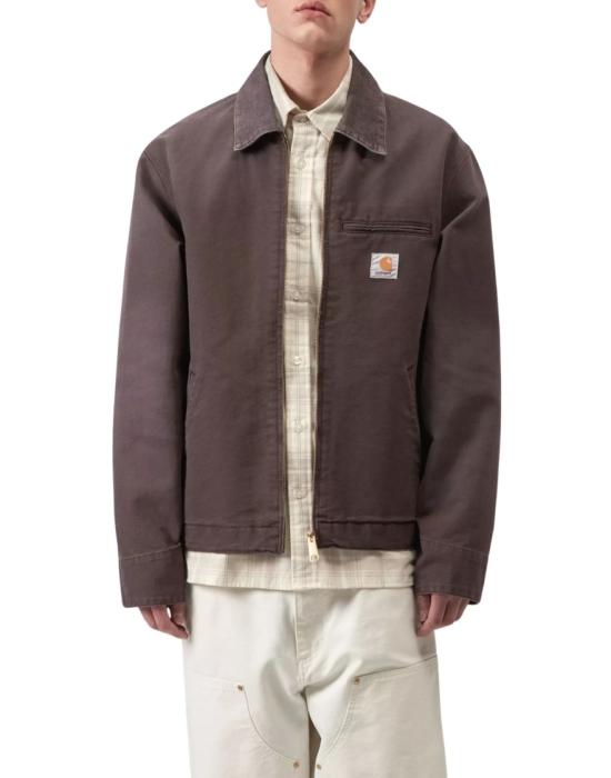26FW 칼하트 WIP 스톤 캔버스 디트로이트 자켓 I034819 Brown - CARHARTT WIP