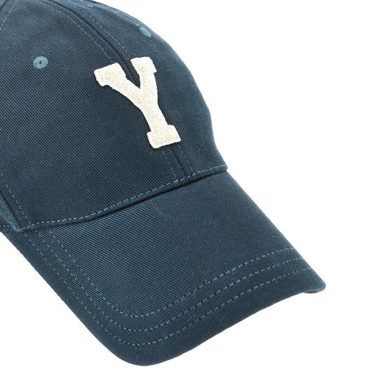 26FW 생로랑 개버딘 Y 바시티 캡 8753543YU59 Green - SAINT LAURENT