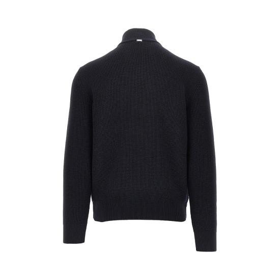 26FW 에르노 와플 니트 패디드 가디건 와플 니트 패디드 가디건 MP000138U70259 Blue - HERNO