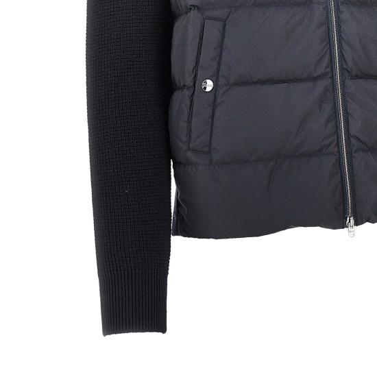 26FW 에르노 와플 니트 패디드 가디건 와플 니트 패디드 가디건 MP000138U70259 Blue - HERNO