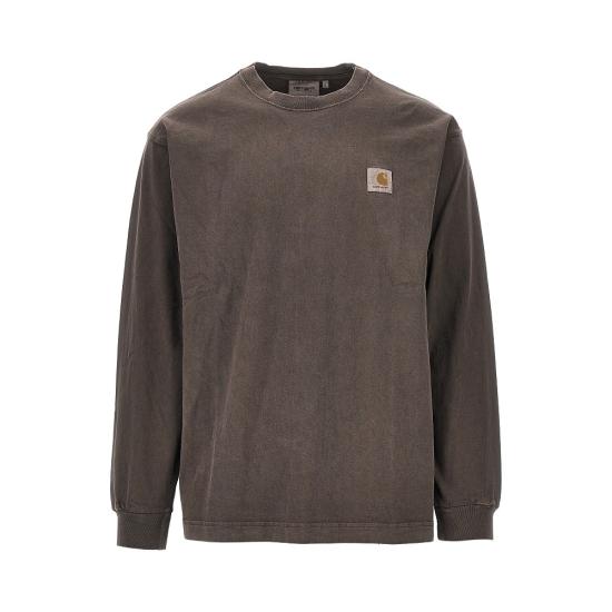 26FW 칼하트 WIP 비스타 롱슬리브 티셔츠 I030779 Brown