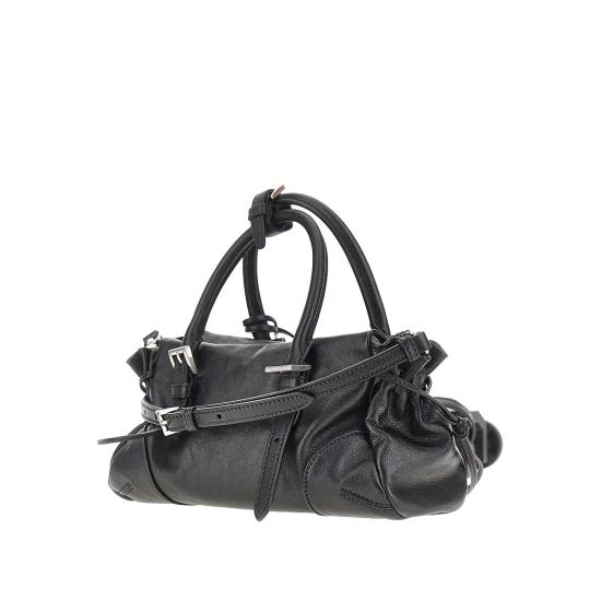 26FW 프라다 보니 스몰 레더 토트백 1BA499VOOM2ZQX Black - PRADA