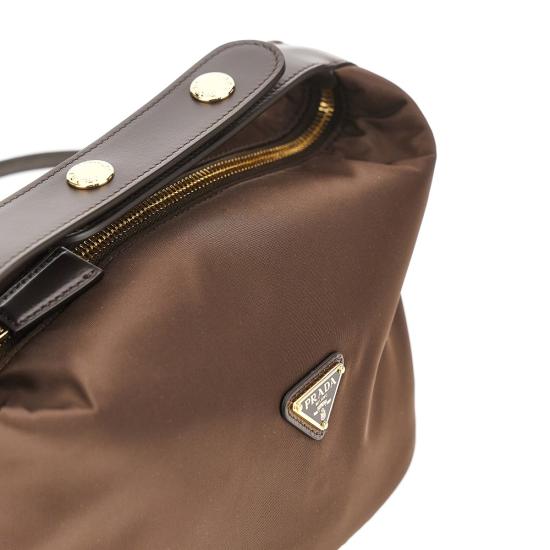 26FW 프라다 셰리 리나일론 미니백 1BC302VOOORDLN Brown - PRADA