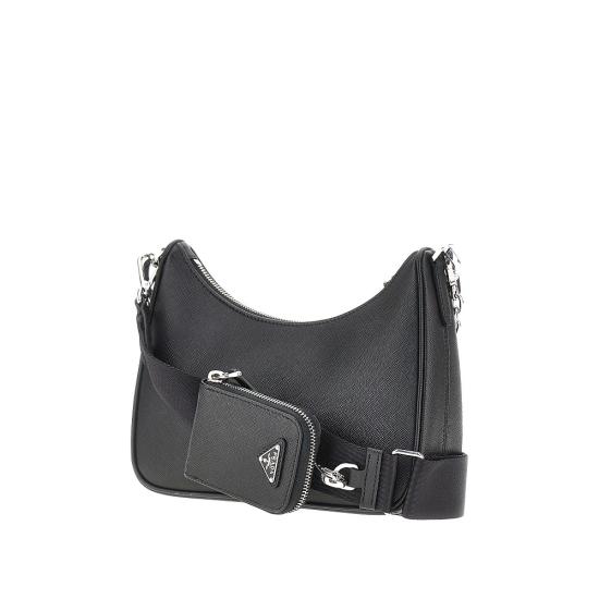 26FW 프라다 리에디션 레더 숄더백 1BH204VV2PNZV Black - PRADA