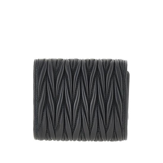 26FW 미우미우 가죽소품 5MH033AFPP Black - MIU MIU