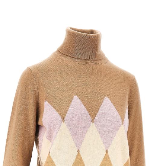 26FW 발렌타인 니트웨어 B1P00212KA8 Beige - BALLANTYNE