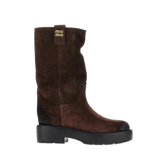 26FW 미우미우 부츠 5U270EF0550B2 Brown