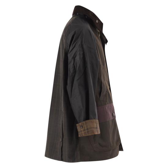 26FW 바버 패치워크 오버사이즈 비데일 왁스 재킷 MWX2500 OLIVE - BARBOUR