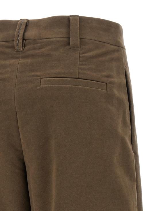 26FW 브루넬로 쿠치넬리 스트레이트 팬츠 MB152P9352C4228 Brown - BRUNELLO CUCINELLI