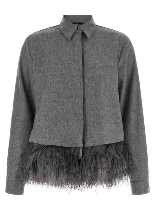 26FW 파비아나 필리피 블라우스 CAD226F312M4158131 Gray