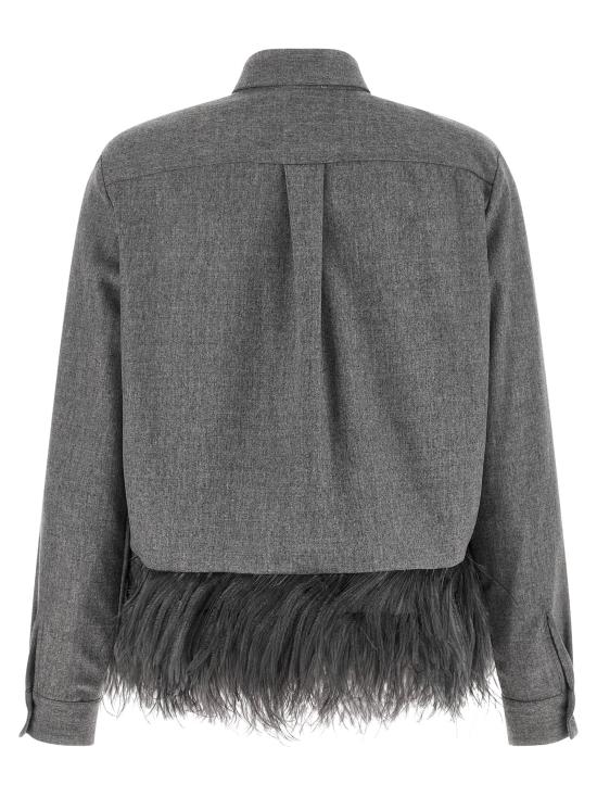 26FW 파비아나 필리피 블라우스 CAD226F312M4158131 Gray - FABIANA FILIPPI