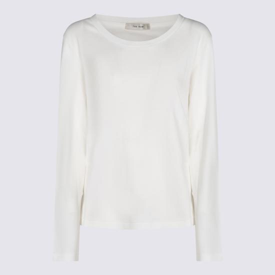 26FW 더로우 긴팔 티셔츠 R000687 K800OWH OFF WHITE