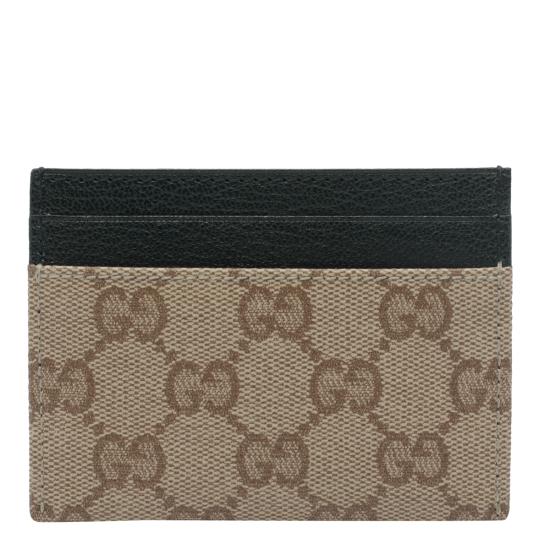 26FW 구찌 에센스 클래식 카드 케이스 A002F2 FAF8A9767 Beige - GUCCI