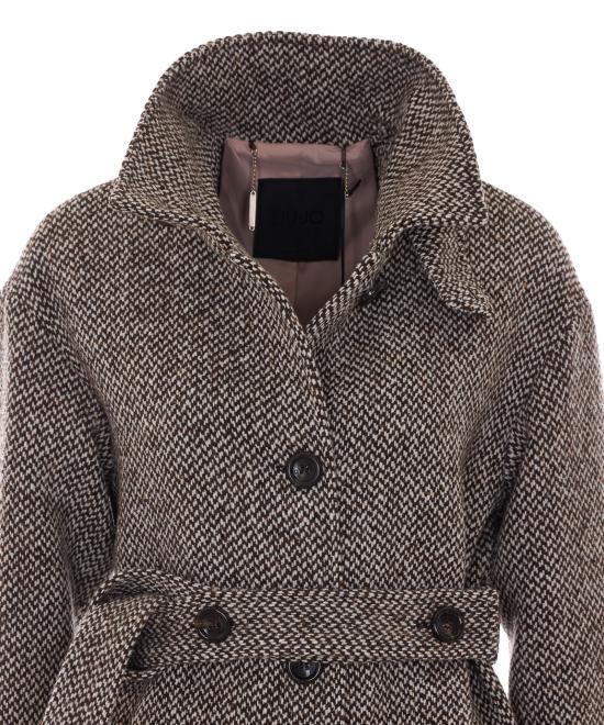 26FW 리우조 코트 CF6221T868A D3084 Brown - LIU JO