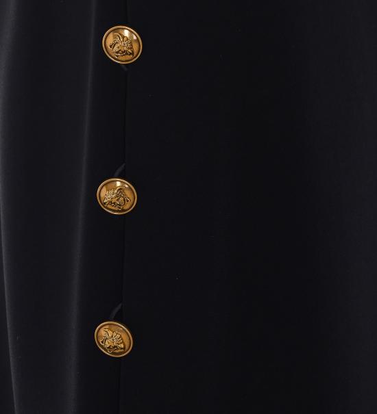 26FW 베르사체 미디 스커트 1026916 1A133621B000 Black - VERSACE